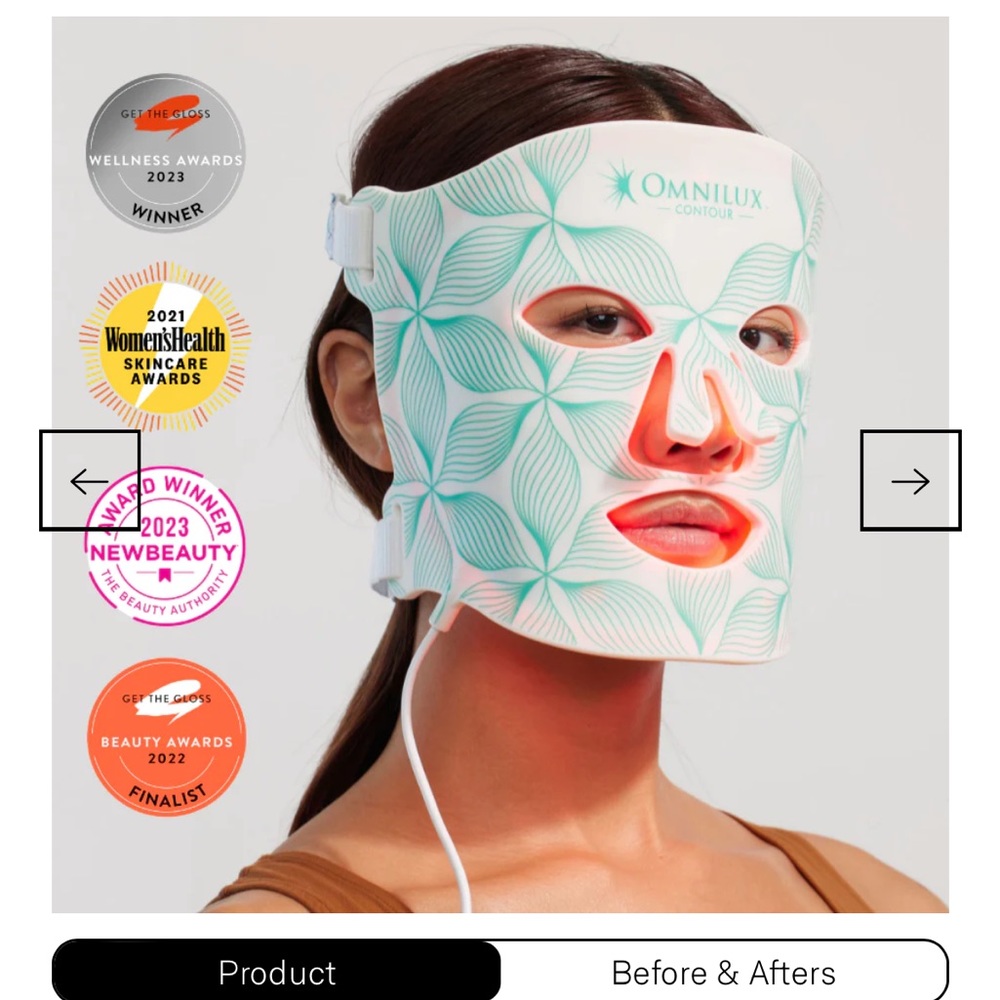 Omnilux Contour Face LED light mask
